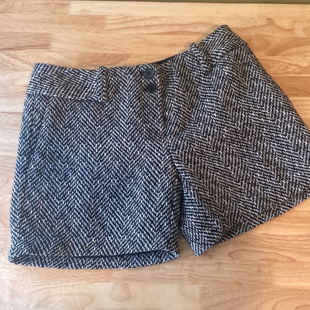 The Limited Tweed Wool blend Drew Fit Shorts